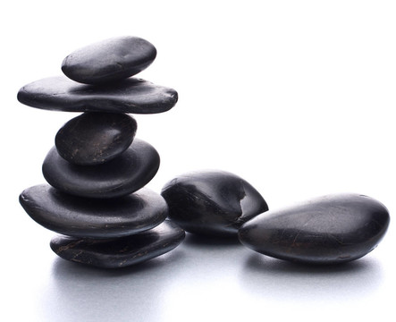 禪意平衡。水療與保健概念。