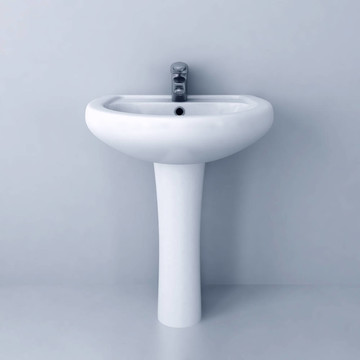 陶瓷白色洗滌水槽與現(xiàn)代水龍頭