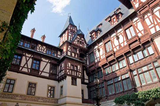 Peles Castle。錫納亞；羅馬尼亞。