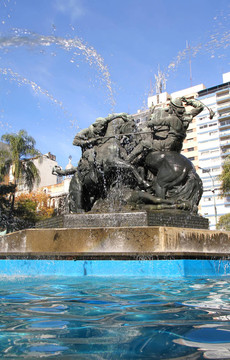 Monumento de Entrevero在蒙得維的亞