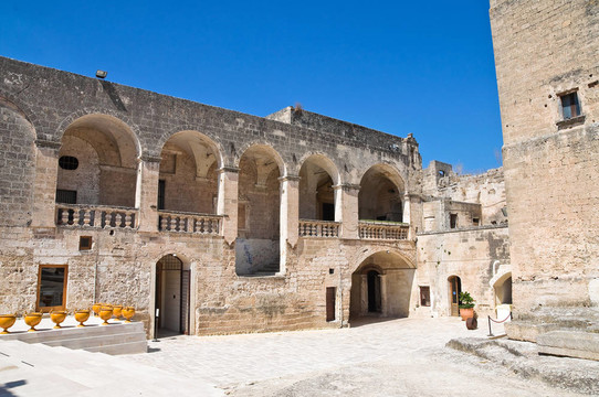 Episcopio Castle。格羅塔列。普利亞。意大利.
