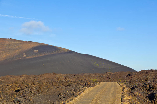 蘭薩羅特島蒂曼法亞國家公園火山；西班牙