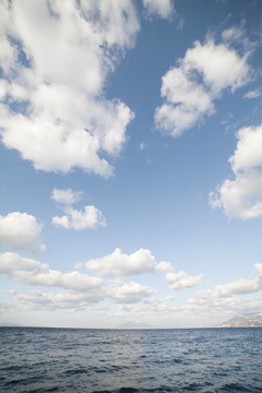 Naples灣；海。