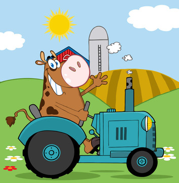 快樂Brown Cow Farmer