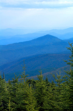 大煙山；Blue Ridge