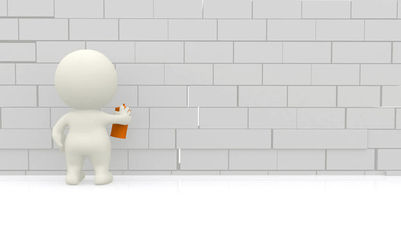 3D人準(zhǔn)備噴霧