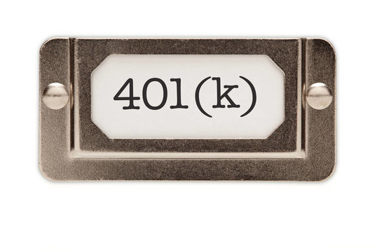 401（k）文件抽屜標(biāo)簽