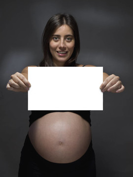 懷孕的女人