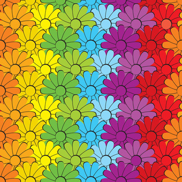 鮮花彩虹