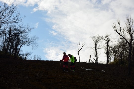 登山者 徒步者