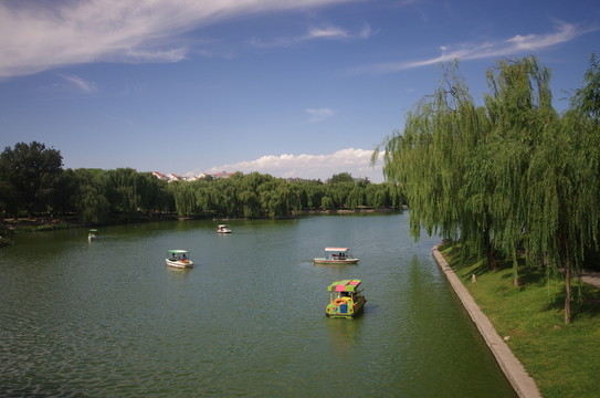 陶然亭公園的游船