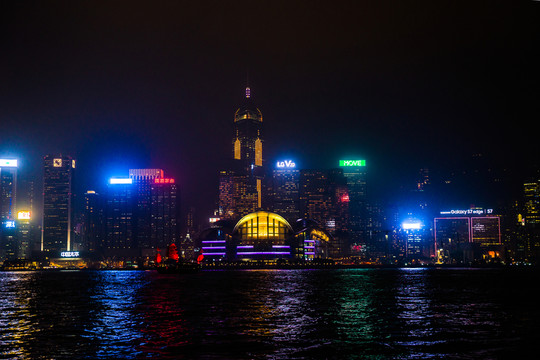 香港島夜景