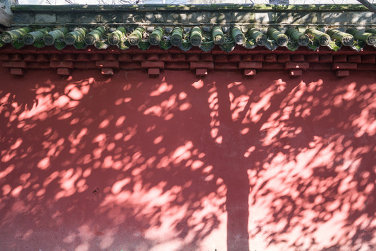 青瓦紅墻