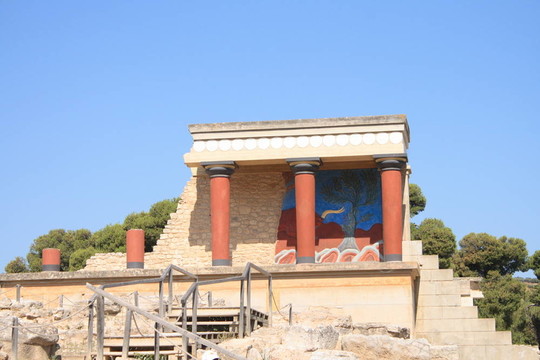 舊宮遺址在Knossos