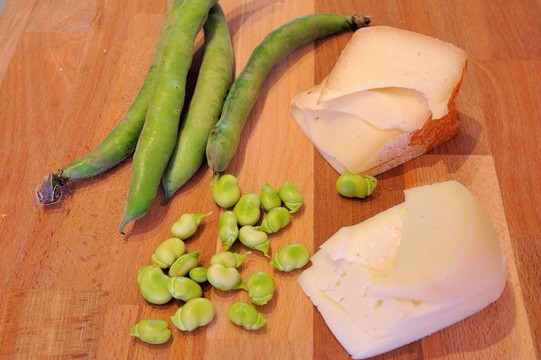 用蠶豆成熟
