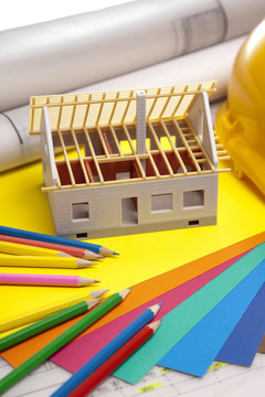 在圖紙上建造工具