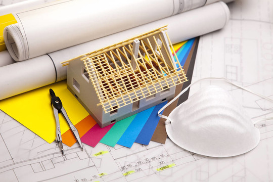 在圖紙上建造工具