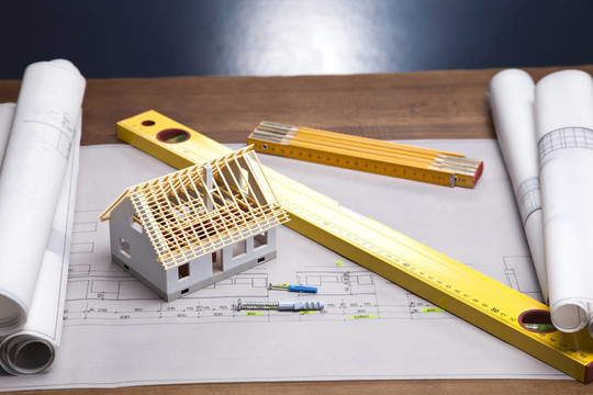 在圖紙上建造工具