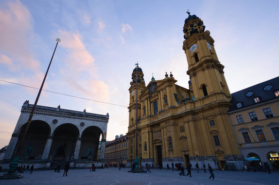 theatine教堂和Feldherrnhalle
