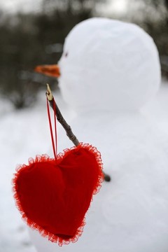 雪人的心