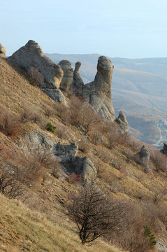 demirji山；幽靈谷著名的烏克蘭自然保護區(qū)