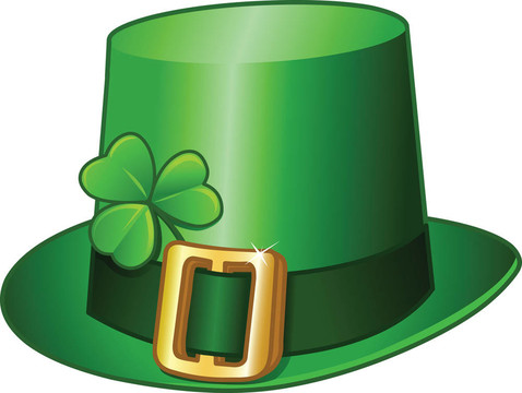 St Patricks的帽子