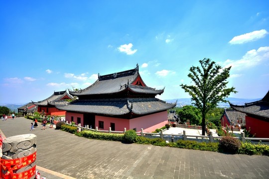 古建筑 穹窿山頂