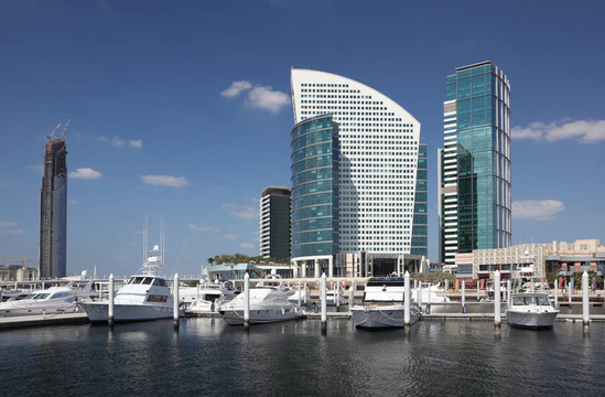 迪拜节日城码头；阿拉伯联合酋长国