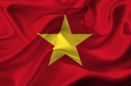越南飄揚(yáng)的旗幟