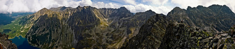 波蘭塔特拉山全景