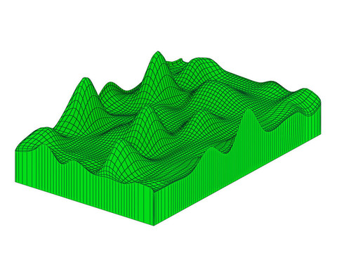 topografic三維網(wǎng)格。