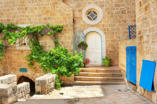 老房子。Yafo；以色列。