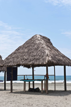在Monpiche的海灘小屋