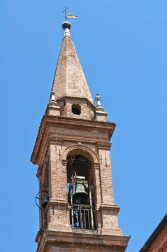 的Rosary教堂。Comacchio。Emilia Romagna。意大利.