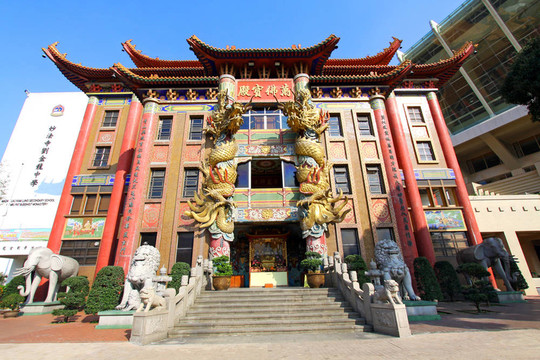 在香港佛教寺院妙法