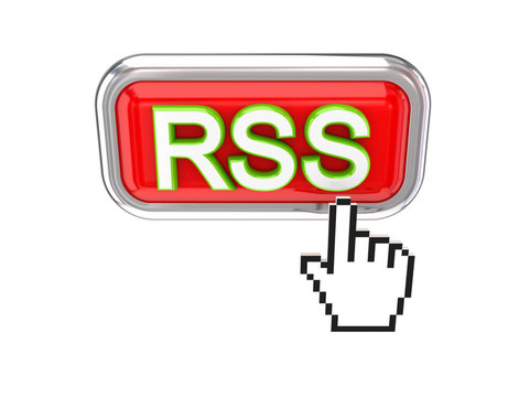 光標推紅色的RSS按鈕。