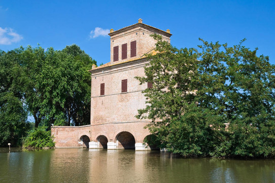 阿巴特塔。Mesola。Emilia Romagna。意大利.