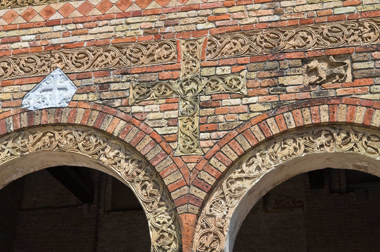 Pomposa Abbey?？频细炅_。Emilia Romagna。意大利.