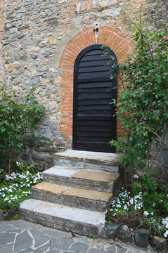 Gropparello Castle。Emilia Romagna。意大利.