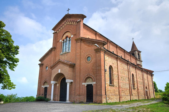 教會(huì)領(lǐng)主。Gropparello。Emilia Romagna。意大利.