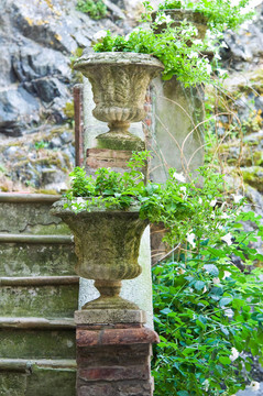 Gropparello Castle。Emilia Romagna。意大利.