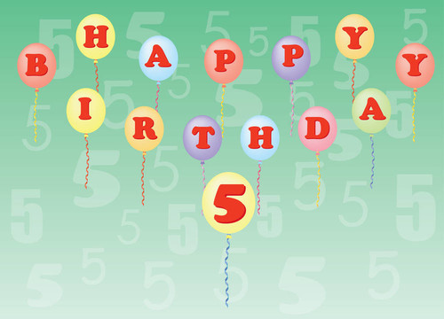 生日快樂五年