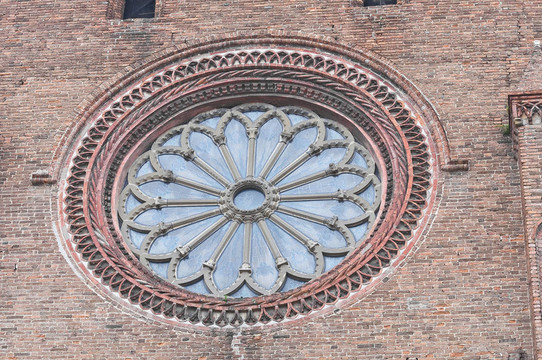 圣弗朗西斯科教堂。皮亞琴察。Emilia Romagna。意大利.