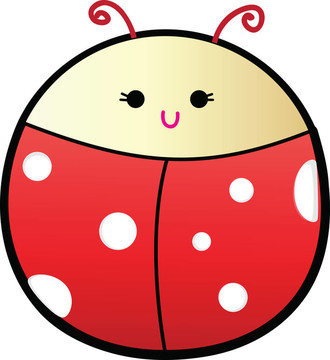 Ladybird。插畫。