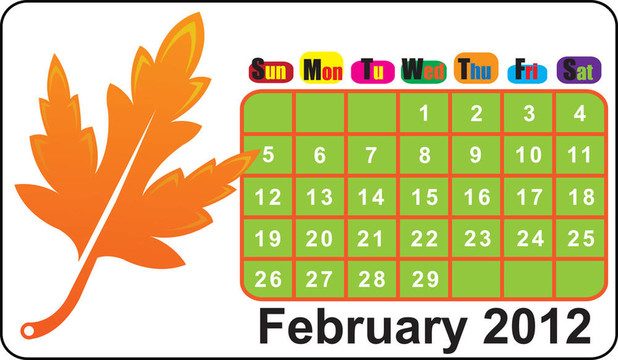 日歷2012