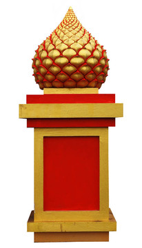 金蓮花柱