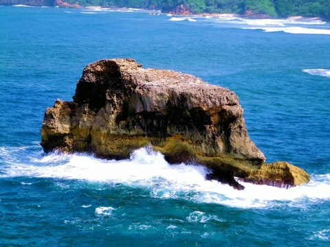 獨(dú)特的巖石海岸