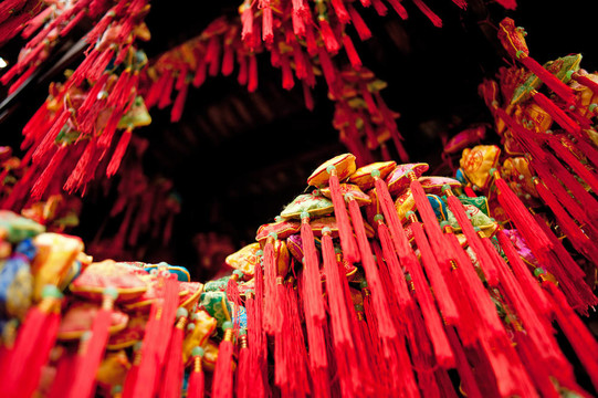中國(guó)傳統(tǒng)香包；新年吉祥物；克利福德