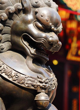 中華寺銅獅子