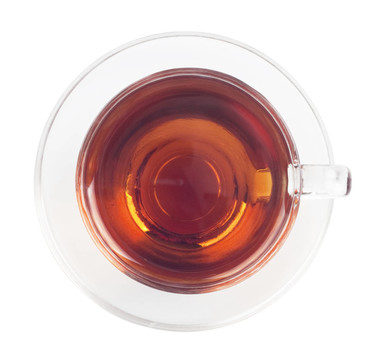 在一杯茶